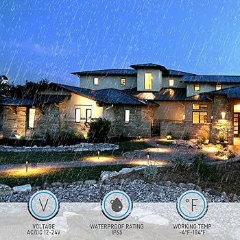 LEONLITE Update 5CCT Low Voltage Pathway Lights, 12-24V LED